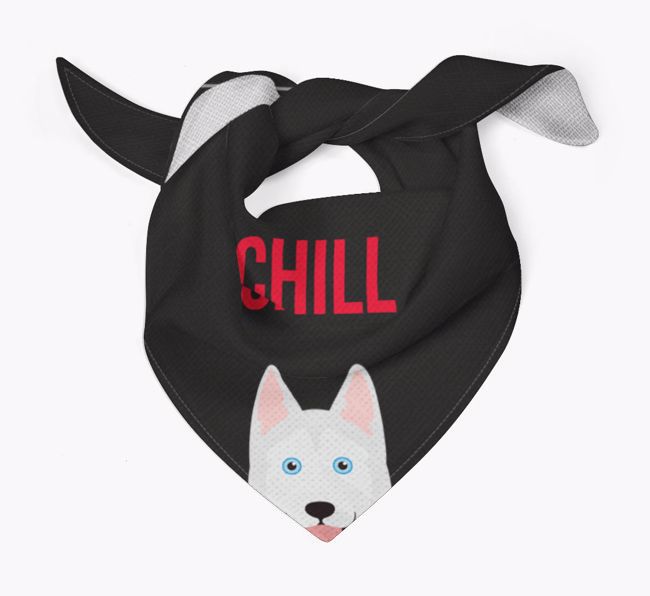 'Chill' - Personalized {breedFullName} Bandana