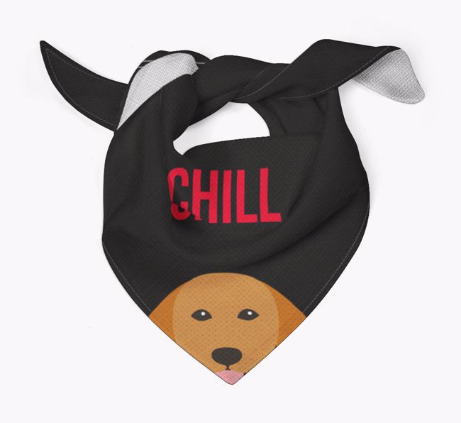 'Chill' - Personalized {breedFullName} Bandana