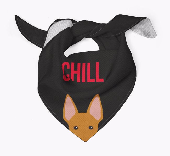 'Chill' - Personalized {breedFullName} Bandana