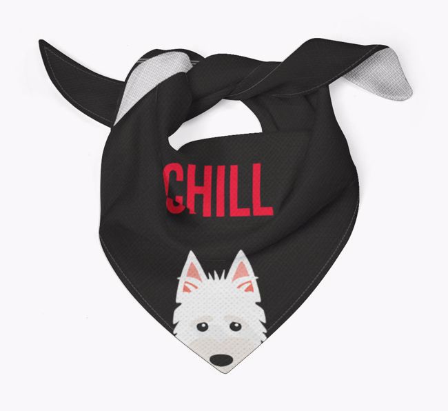 'Chill' - Personalised {breedFullName} Bandana