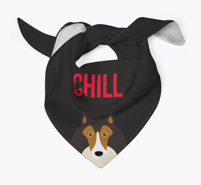 'Chill' - Personalised {breedFullName} Bandana