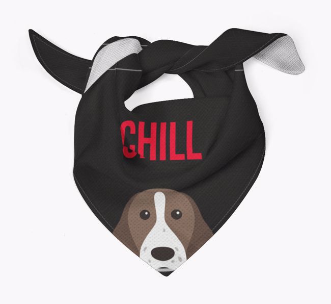 'Chill' - Personalized {breedFullName} Bandana