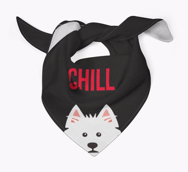 'Chill' - Personalized {breedFullName} Bandana