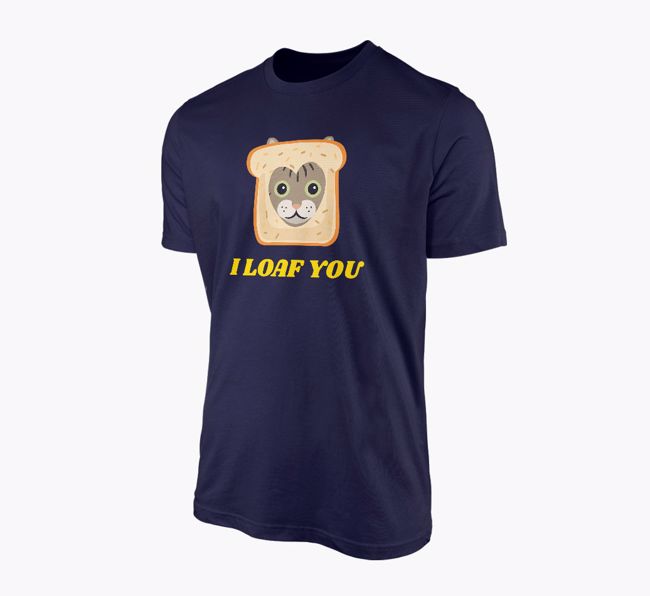 'Loaf You' - Personalised {breedCommonName} Adult T-Shirt