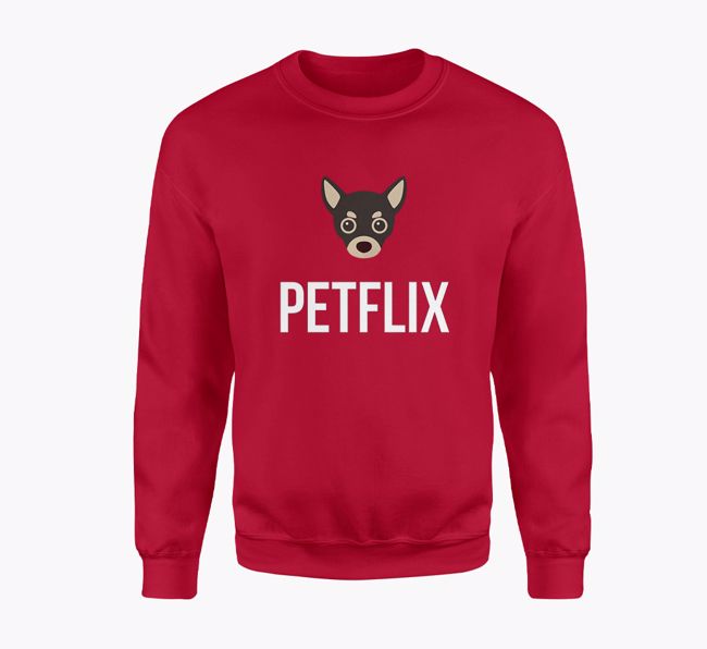 'Petflix' - Personalised {breedFullName} Adult Jumper