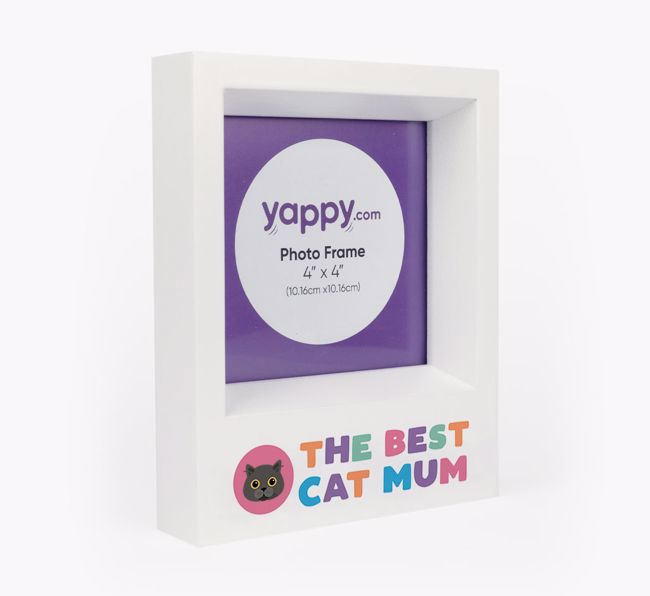 'Best Cat Mum' - Personalised {breedCommonName} Photo Frame