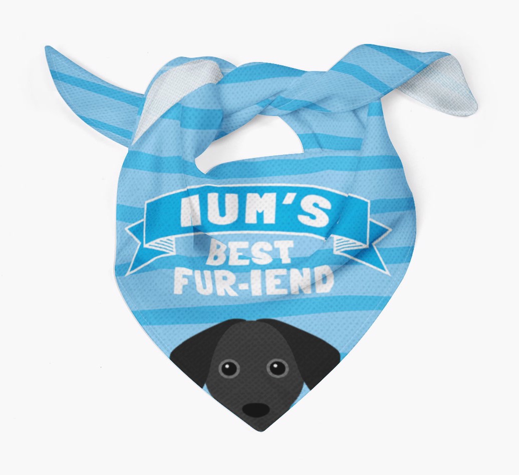 'Mum's Best Fur-iend' - Personalised {breedFullName} Bandana