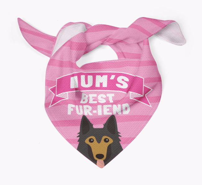 'Mum's Best Fur-iend' - Personalised {breedFullName} Bandana