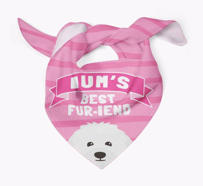 'Mum's Best Fur-iend' - Personalised {breedFullName} Bandana