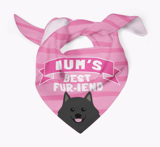 'Mum's Best Fur-iend' - Personalised {breedFullName} Bandana