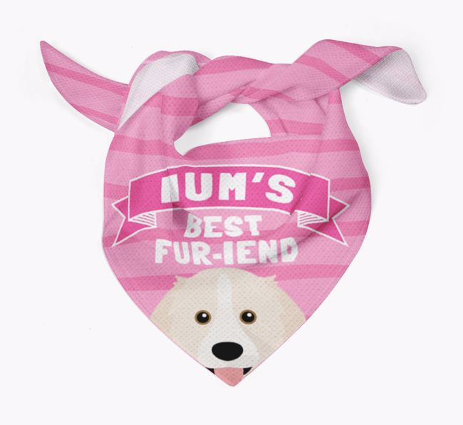 'Mum's Best Fur-iend' - Personalised {breedFullName} Bandana