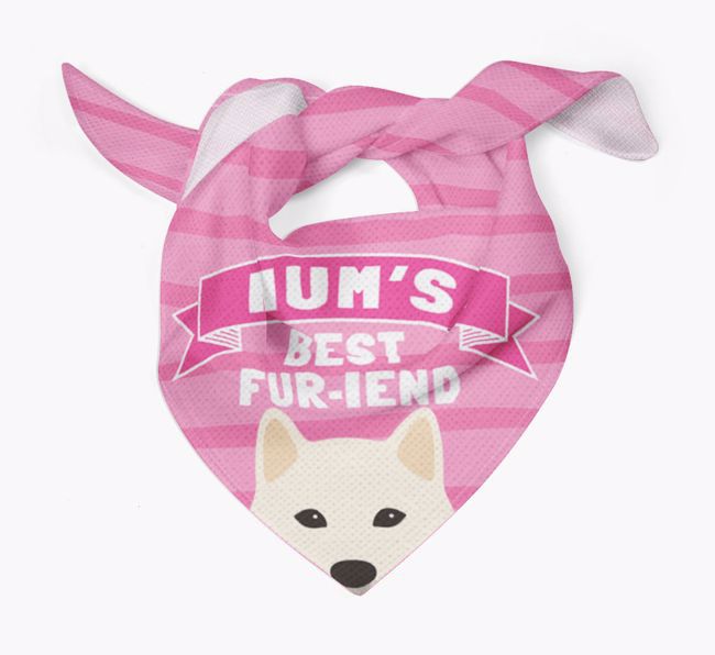 'Mum's Best Fur-iend' - Personalised {breedFullName} Bandana