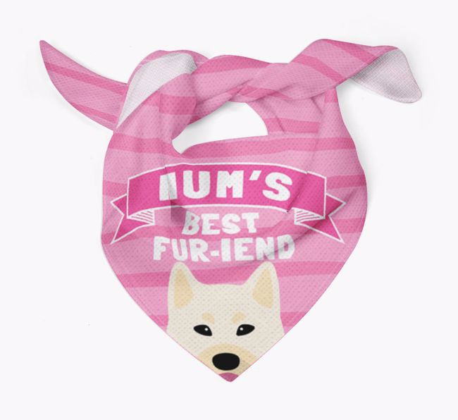 'Mum's Best Fur-iend' - Personalised {breedFullName} Bandana