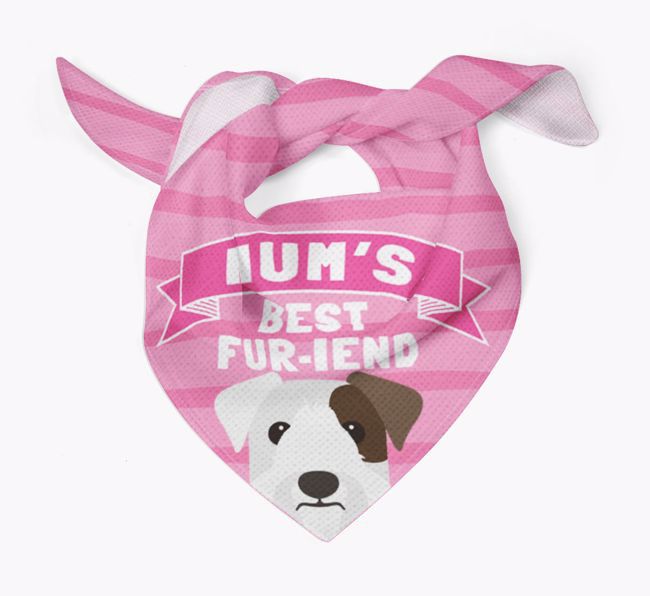 'Mum's Best Fur-iend' - Personalised {breedFullName} Bandana