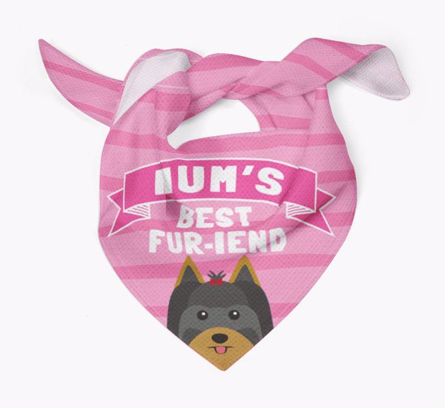 'Mum's Best Fur-iend' - Personalised {breedFullName} Bandana