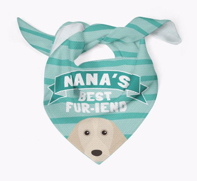 'Nana's Best Fur-iend' - Personalized {breedFullName} Bandana