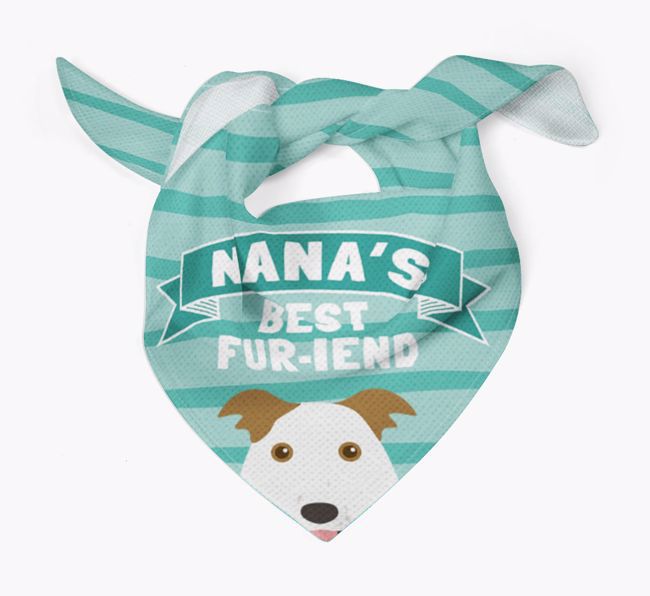 'Nana's Best Fur-iend' - Personalized {breedFullName} Bandana