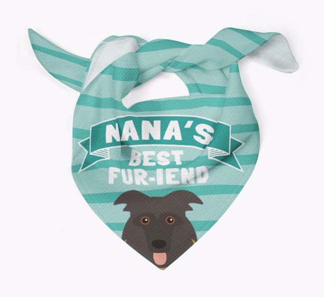 'Nana's Best Fur-iend' - Personalised {breedFullName} Bandana