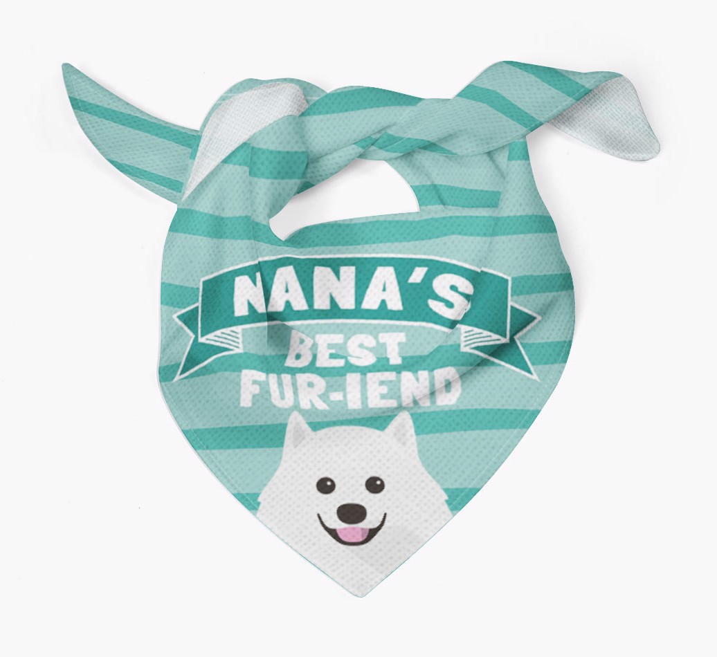 'Nana's Best Fur-iend' - Personalised {breedFullName} Bandana