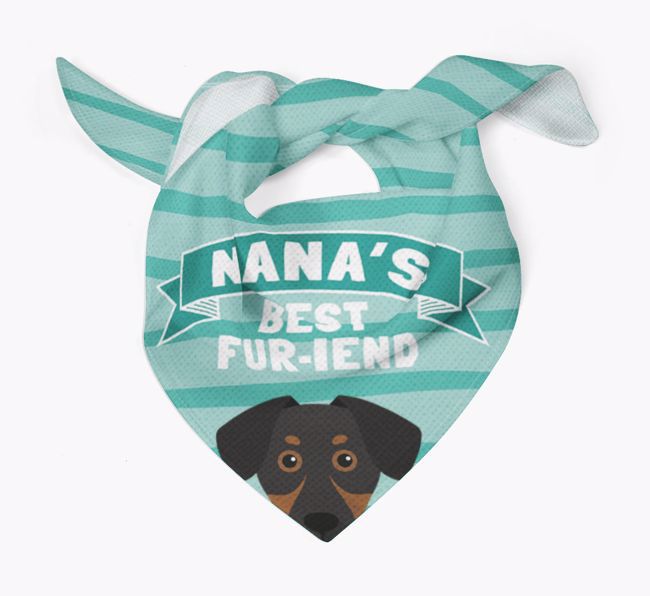 'Nana's Best Fur-iend' - Personalised {breedFullName} Bandana