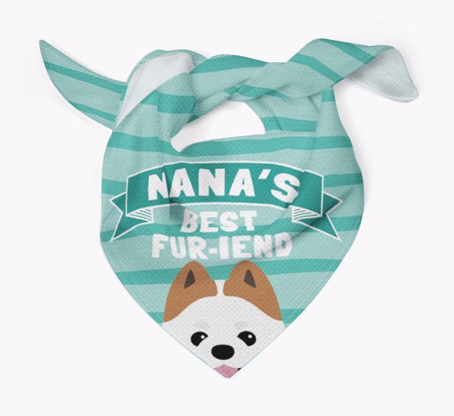 'Nana's Best Fur-iend' - Personalized {breedFullName} Bandana