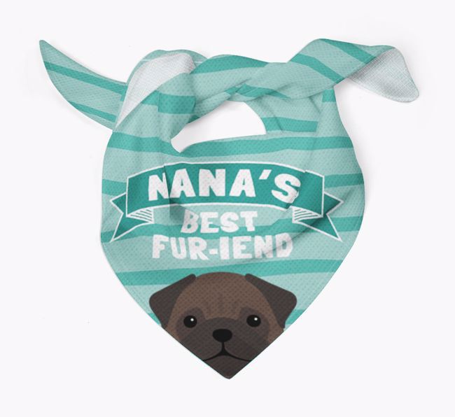 'Nana's Best Fur-iend' - Personalized {breedFullName} Bandana