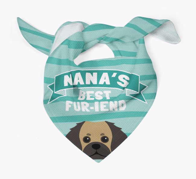 'Nana's Best Fur-iend' - Personalised {breedFullName} Bandana