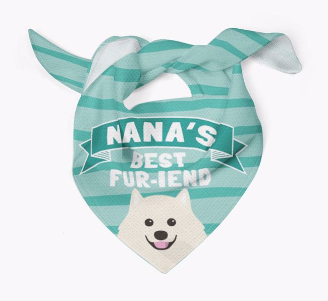 'Nana's Best Fur-iend' - Personalised {breedFullName} Bandana