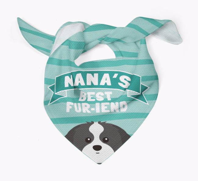 'Nana's Best Fur-iend' - Personalized {breedFullName} Bandana