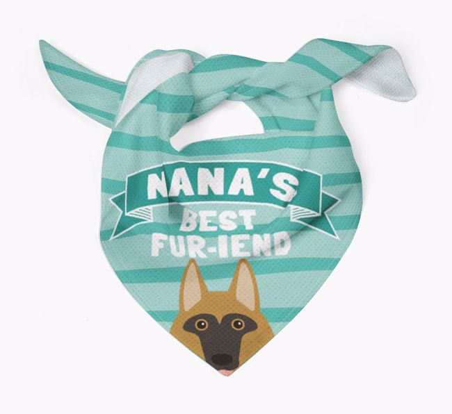'Nana's Best Fur-iend' - Personalised {breedFullName} Bandana