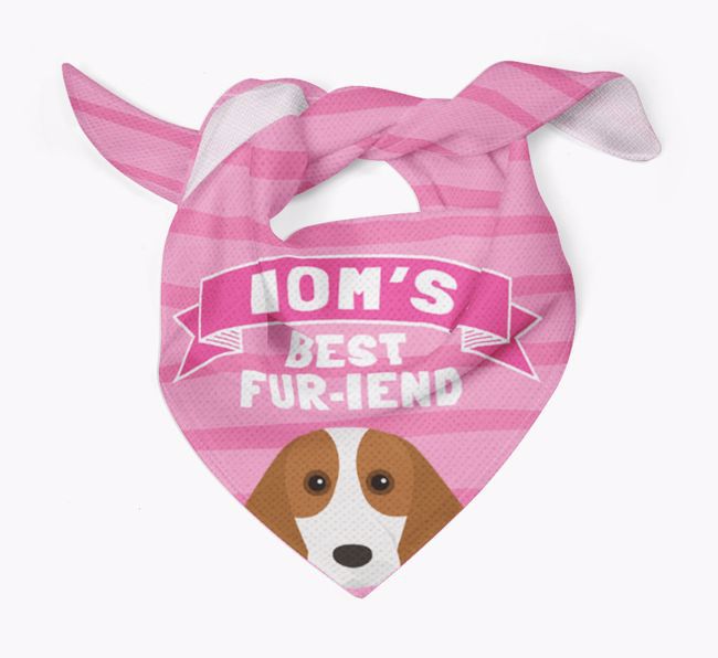 'Mom's Best Fur-iend' - Personalized {breedFullName} Bandana