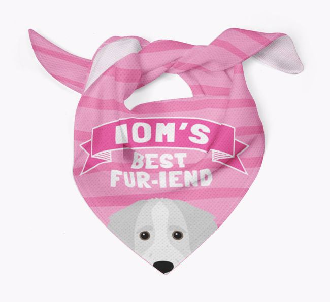 'Mom's Best Fur-iend' - Personalized {breedFullName} Bandana