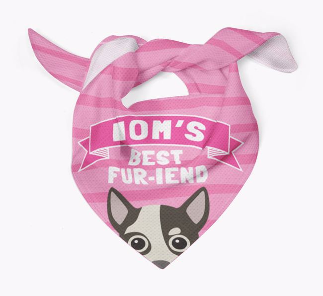 'Mom's Best Fur-iend' - Personalized {breedFullName} Bandana