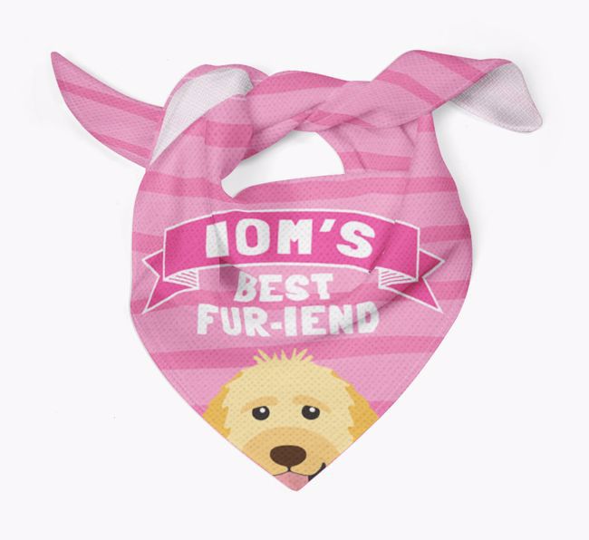 'Mom's Best Fur-iend' - Personalized {breedFullName} Bandana