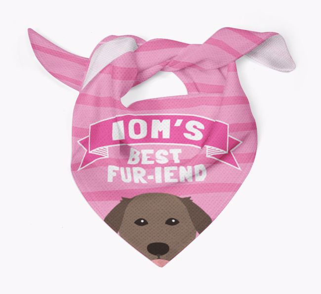 'Mom's Best Fur-iend' - Personalized {breedFullName} Bandana