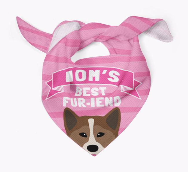 'Mom's Best Fur-iend' - Personalized {breedFullName} Bandana