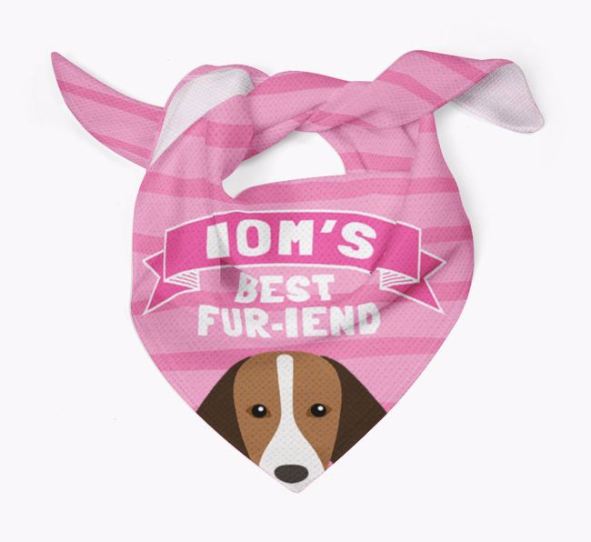 'Mom's Best Fur-iend' - Personalized {breedFullName} Bandana