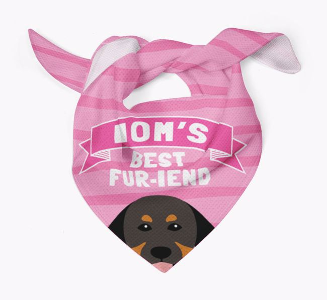 'Mom's Best Fur-iend' - Personalized {breedFullName} Bandana