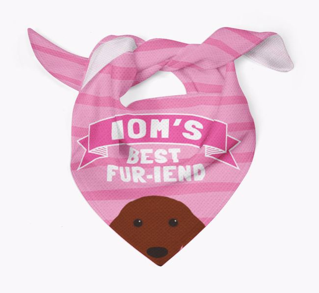 'Mom's Best Fur-iend' - Personalized {breedFullName} Bandana
