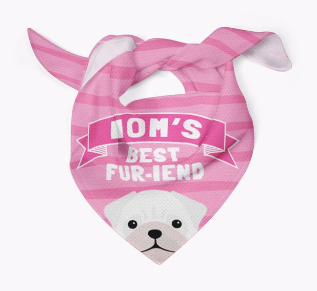 'Mom's Best Fur-iend' - Personalized {breedFullName} Bandana