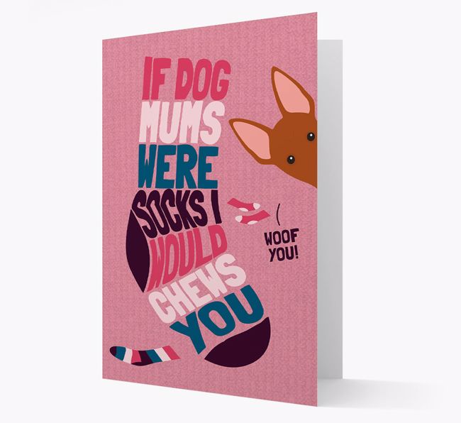 'Chews You' - Personalised {breedFullName} Card