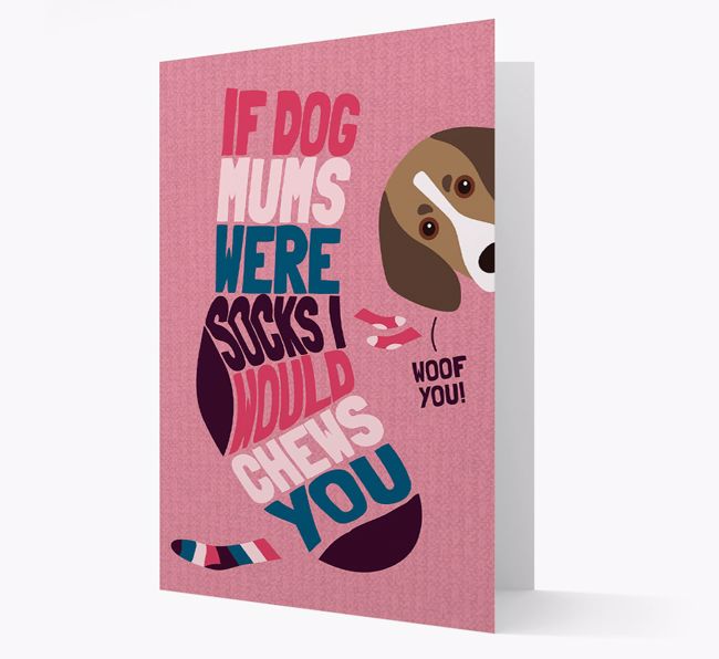 'Chews You' - Personalised {breedFullName} Card