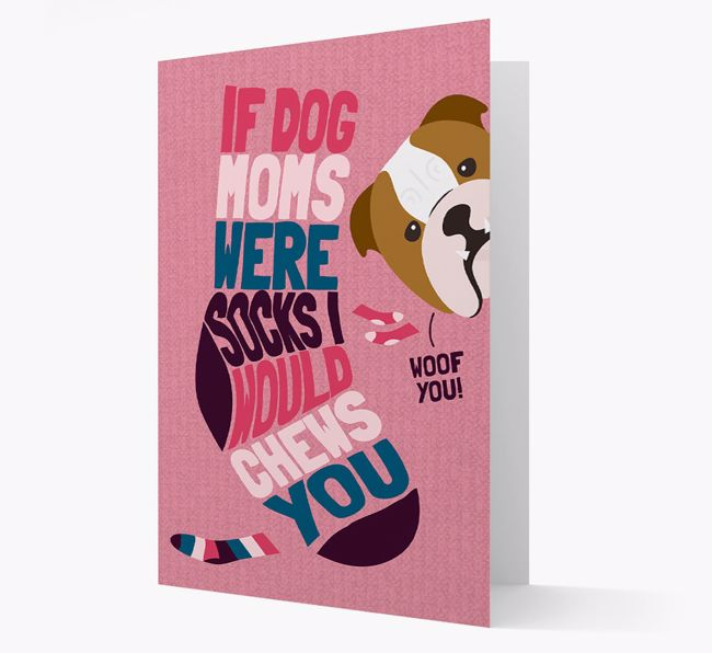 'Chews You' - Personalized {breedFullName} Card