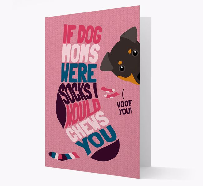 'Chews You' - Personalized {breedFullName} Card