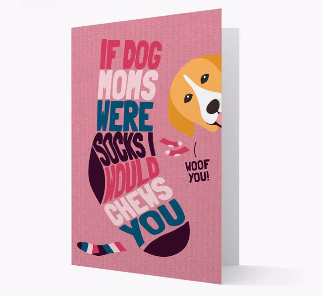 'Chews You' - Personalized {breedFullName} Card