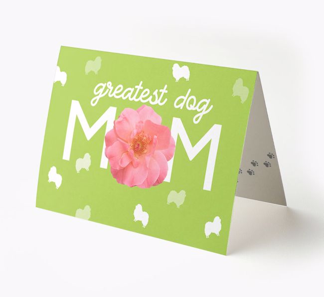 'Greatest Dog Mom' - Personalized {breedFullName} Card