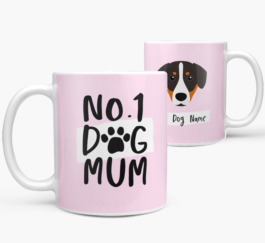 'No.1 Dog Mum - Personalised {breedFullName} Mug