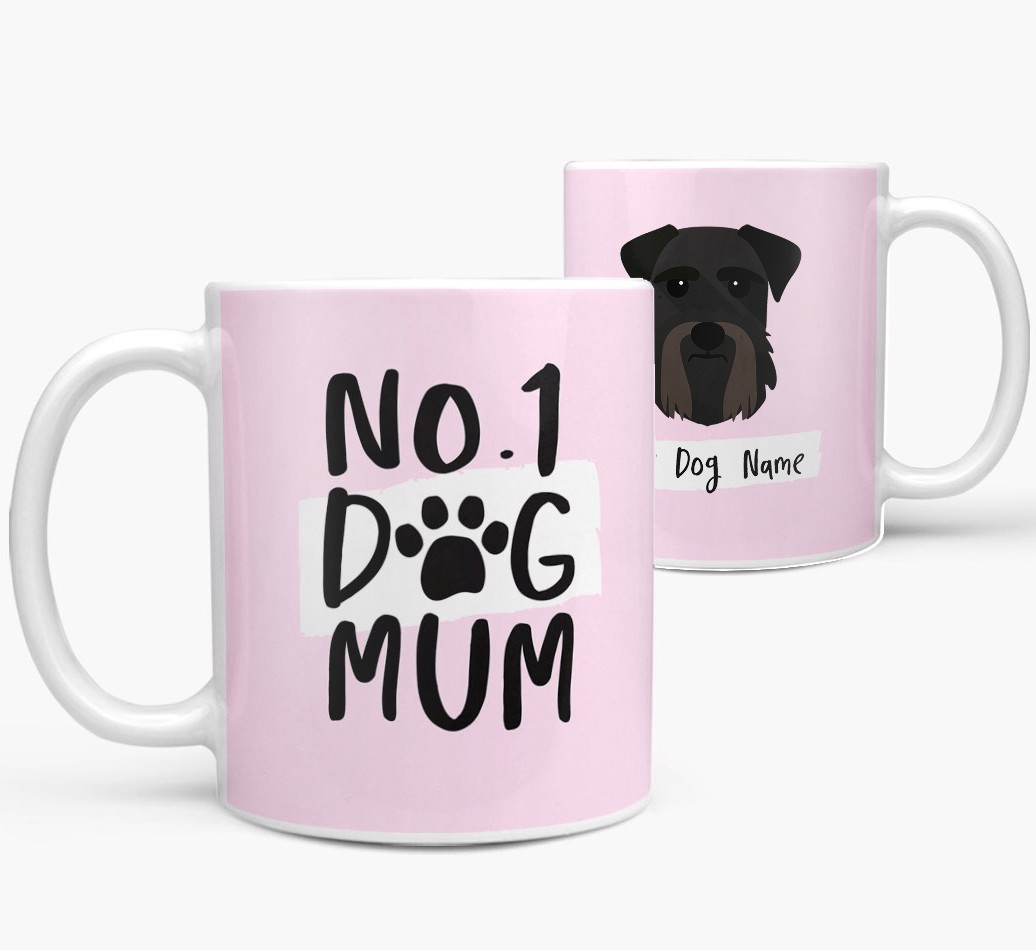 'No.1 Dog Mum - Personalised {breedFullName} Mug