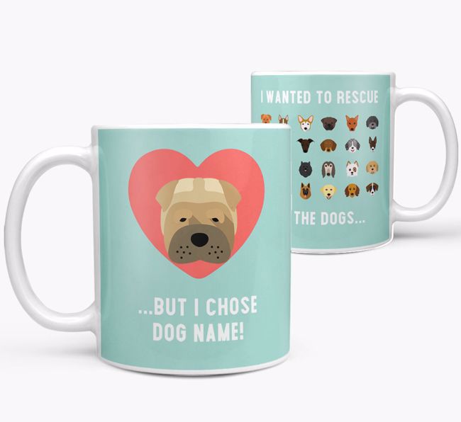 I Want All The Dogs: Personalised Dog Mug