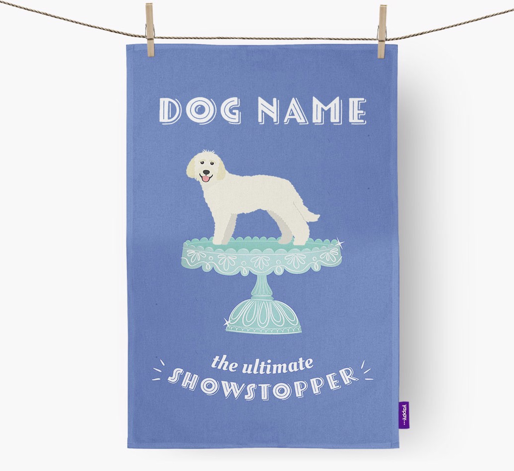 'The Ultimate Showstopper' - Personalised {breedFullName} Tea Towel